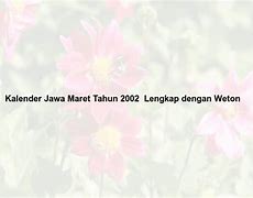 28 Maret 2002 Pasaran Apa